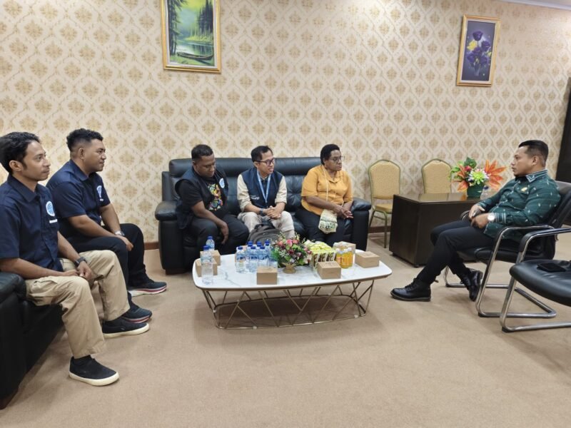 Audiensi Amungsa Foundation bersama UNICEF ke Ketua Komisi C DPRK Mimika