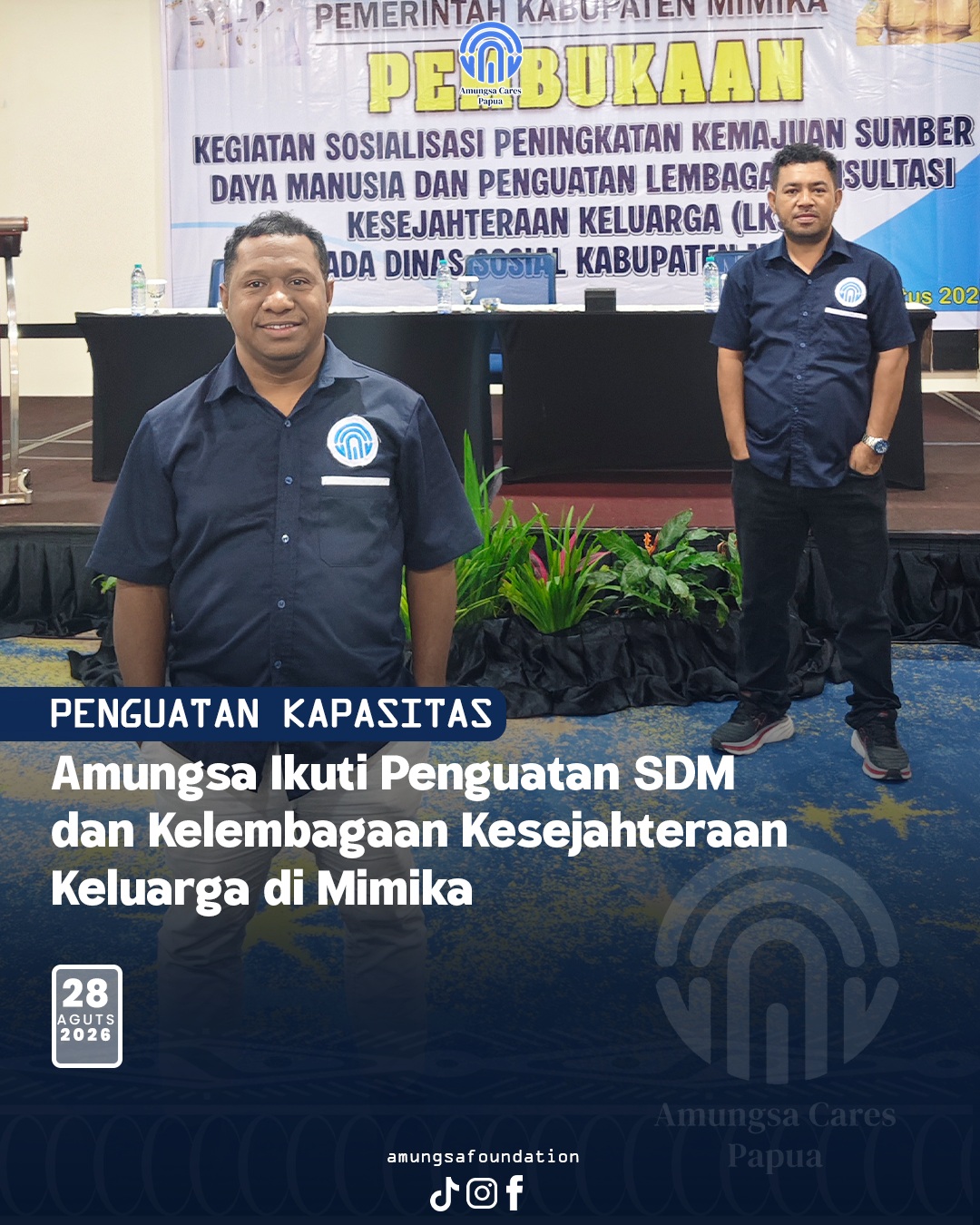 Penguatan SDM dan Kelembagaan Lembaga Kesejahteraan Sosial Mimika